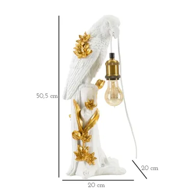 LAMPA PAPUGA 20 20 50,5 cm
